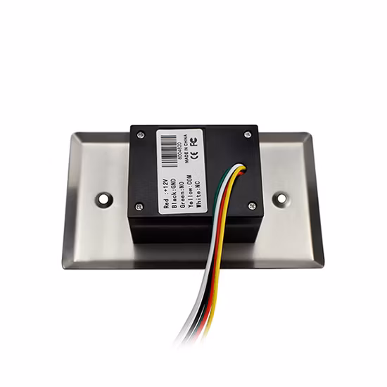 Bouton de sortie de porte en acier inoxydable, bouton de sortie de secours